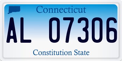 CT license plate AL07306
