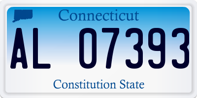 CT license plate AL07393