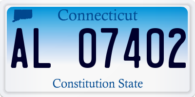 CT license plate AL07402