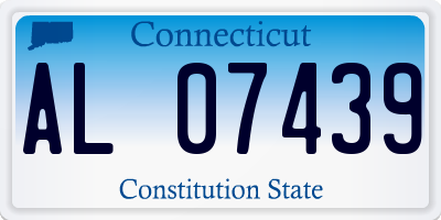 CT license plate AL07439