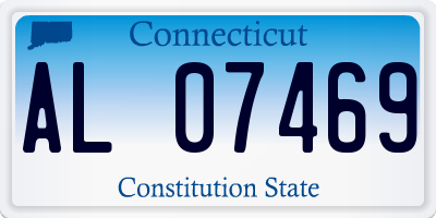 CT license plate AL07469