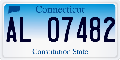 CT license plate AL07482