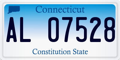 CT license plate AL07528