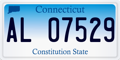 CT license plate AL07529