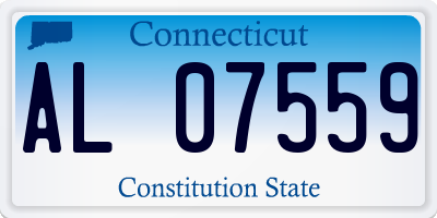 CT license plate AL07559