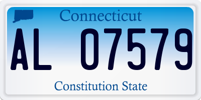 CT license plate AL07579