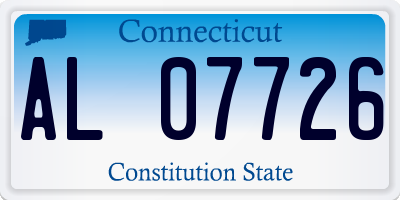CT license plate AL07726