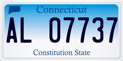 CT license plate AL07737