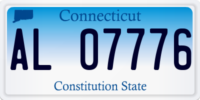 CT license plate AL07776