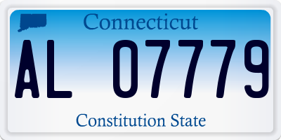 CT license plate AL07779