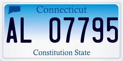 CT license plate AL07795