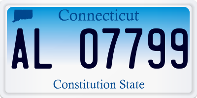 CT license plate AL07799