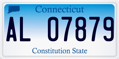 CT license plate AL07879