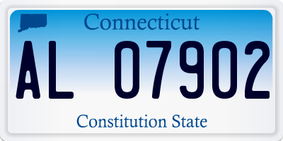 CT license plate AL07902