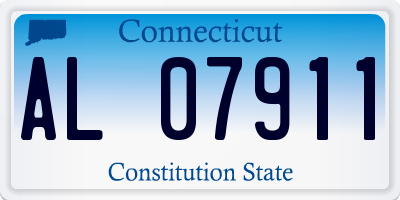 CT license plate AL07911