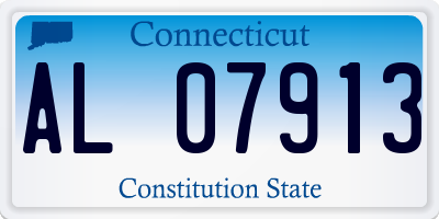 CT license plate AL07913