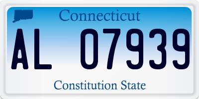 CT license plate AL07939