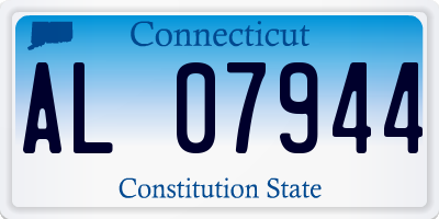 CT license plate AL07944