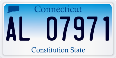 CT license plate AL07971