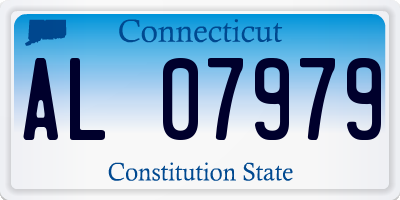 CT license plate AL07979