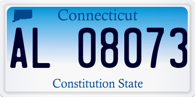 CT license plate AL08073