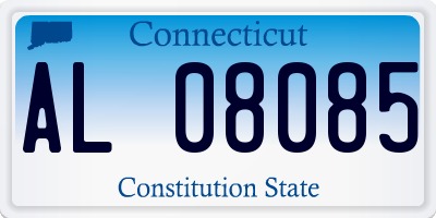 CT license plate AL08085