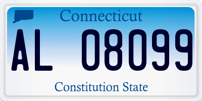 CT license plate AL08099
