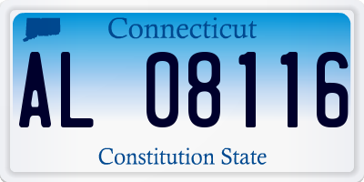 CT license plate AL08116