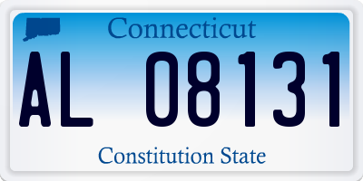 CT license plate AL08131