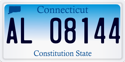 CT license plate AL08144