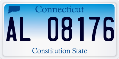 CT license plate AL08176