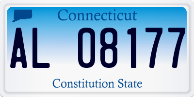 CT license plate AL08177