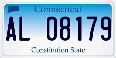 CT license plate AL08179
