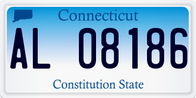 CT license plate AL08186