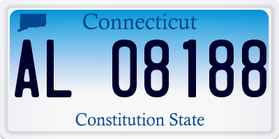CT license plate AL08188