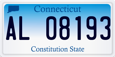 CT license plate AL08193