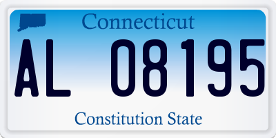 CT license plate AL08195