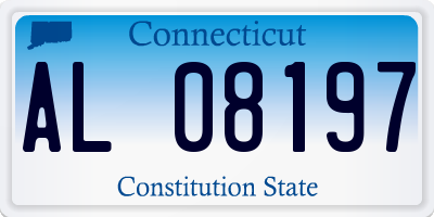 CT license plate AL08197