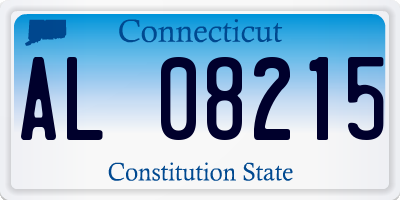 CT license plate AL08215