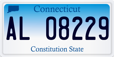 CT license plate AL08229
