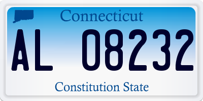 CT license plate AL08232