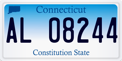 CT license plate AL08244