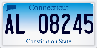 CT license plate AL08245