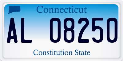 CT license plate AL08250
