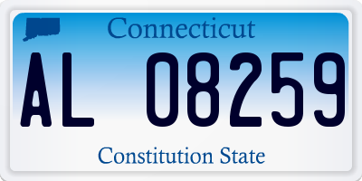 CT license plate AL08259
