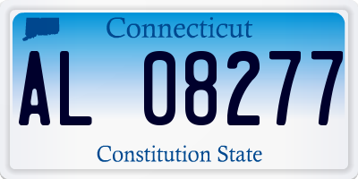 CT license plate AL08277