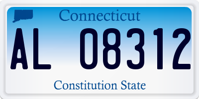 CT license plate AL08312