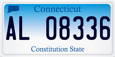 CT license plate AL08336