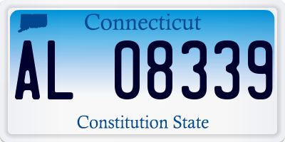 CT license plate AL08339