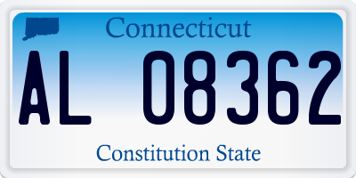 CT license plate AL08362